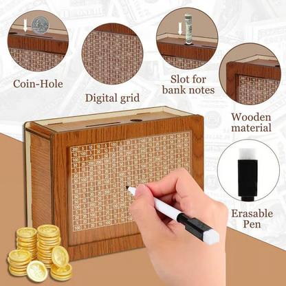 Wooden Money Saving Box | One Lakh Saving Box | Small Amount Becomes Big Savings